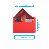 Обложка для паспорта 21165B.234.110 L.Red ( акция )